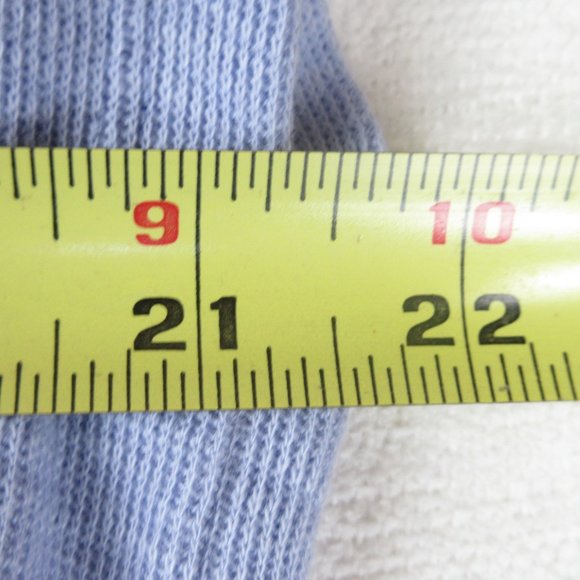 Eileen Fisher Organic Cotton Round Neck Top Size XXS Boxy Periwinkle Blue NRB - Picture 6 of 8